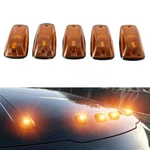 5X Led Roof Marker Lights Covers+amber For Chevy Gmc 88-02 Pickup Truck 264159BK. Fixed Price $34.19.