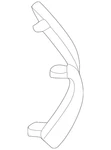 Genuine Audi Reflector Panel 8W0945106D. Fixed Price $23.87.