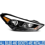 Passenger Projector Headlight Assembly W/ Bulbs For Hyundai Tucson 2016-2018. Fixed Price $140.99.