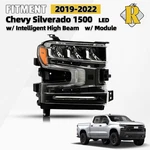 Full Headlight For 2019-2022 Chevy Silverado 1500 W/led Siganl Right Side. Fixed Price $279.99.