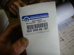Genuine Mopar 55372929AB Cab Lamp Running Light Assembly. Fixed Price $31.99.