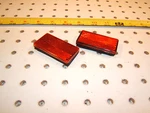 Mercedes Oem 92-99 W140 Class Door Black Backing Safety Reflectors. Fixed Price $39.99.