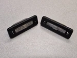 Pair Used Original Genuine Porsche 928 License Plate Lights W Bulbs Crack #5. Fixed Price $50.00.