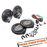 Hella 005750991 500-SERIES Black Magic Sae 6.4" 2X55W Round Driving Beam Lights. Fixed Price $167.75.
