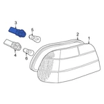 For Bmw 750IL 1999-2001 63218381243 Rear Tail Light Socket. Fixed Price $29.68.