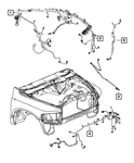 Genuine Mopar Front End Module Wiring 68194225AB. Fixed Price $155.01.