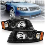 Anzo 121528 Headlight For 2002-2005 Audi A4 Left & Right Halogen Black Housing. Fixed Price $344.48.