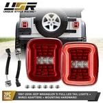 Jl Style Full Led Red Lens Tail Light Set (l+r) For 97-06 Jeep Wrangler Tj 2D/4D. Fixed Price $99.95.