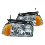 Headlight Set For Gmc Sonoma 1994-1997 Lh Rh Front Factory Halogen 114-00248L. Fixed Price $113.76.