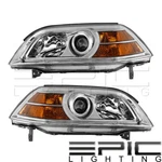 Left Right Sides Pair Chrome Headlamps Assembly For 2004-2006 Acura Mdx. Fixed Price $187.82.