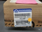 Bumper Reflector Mopar 68105144AC. Fixed Price $35.00.