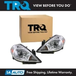 Trq Headlight Assembly Set Driver & Passenger Side Fits 2007-2012 Nissan Versa. Fixed Price $199.95.