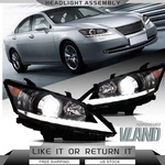 Vland Led Drl Headlights Front Lamps For 2010-2012 Lexus Es 350 Black Housing X2. Fixed Price $347.59.