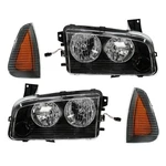 Trq LKA55944 Headlights For Dodge Charger 2008-2010 Lh Rh Front 114-00951AR. Fixed Price $270.35.