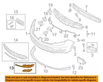 Ford Oem 13-16 Mks Front Bumper Components-lamp Bezel DA5Z17E811AB. Fixed Price $143.70.