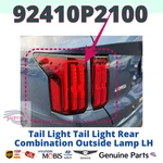 Genuine Oem Hyundai Kia Rr Combination Outside Lamp Light Lh Sorento 92410P2100. Fixed Price $454.93.
