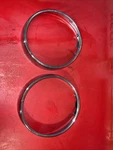 Nos Bmc 54521093 Lucas Austin A40 Car Headlamp,headlight Chrome Rims Pair. Fixed Price $106.68.