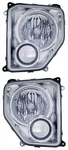 For 2010-2012 Jeep Liberty Headlight Chrome Bezel Pair. Fixed Price $181.35.