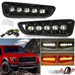 Front Bumper Turn Signal Fog Lights Lamps Kit Ford F-150 Raptor 2017-2020. Fixed Price $59.69.
