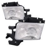 Headlight Set Fits 1995-1997 Dodge B1500 B2500 B3500 Full-size Van Halogen. Fixed Price $201.55.