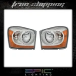 Fits 2006 Dodge Durango Pickup Headlights Headlamps Pair Left Right Set. Fixed Price $699.99.