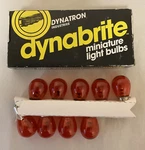 (9) Dynatron Dynabrite Miniature Light Bulbs, 12V Amber Pn #1156NA / #M271. Fixed Price $21.59.