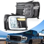 Vland Pair Led Headlights For 2007-2013 Gmc Sierra 1500 2500HD 3500HD W/ Dynamic. Fixed Price $445.49.