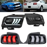 05-09 Ford Mustang Led Projector Headlights + Clear Tail W/animation. Fixed Price $542.56.