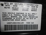 Tail Light Coupe Lid Mounted Fits 98-00 Saturn Series 486810. Fixed Price $74.99.