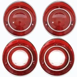 1971 Late -1973 "non-pointed" Corvette Tail Light Lamp Backup Back-up Set C3 New. Fixed Price $208.82.