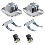 Hercoo Led License Plate Light Lamp Lens White Bulbs Chrome Truck Rear Housin.... Fixed Price $30.53.