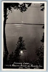 Orr Mn Postcard Rppc Photo Evening Light Hagen's Modern Resort Peligan Lake. Fixed Price $29.95.
