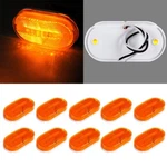 10X Oblong Amber Oval Side Marker Lights Clearance Lamp Trailer Camper Truck 12V. Fixed Price $23.89.