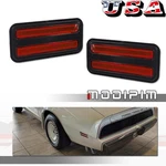 Red Lens Rear Fender Side Marker Lights Covers For 1970-1981 Pontiac Firebird. Fixed Price $32.99.