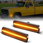 Led Front Side Marker Lights Compatible With Dodge Ram Truck 1972-1993 D100 D150. Fixed Price $53.99.