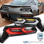 Black Tail Lights Fits 2014-2019 Chevy Corvette C7 Sequential Led Turn Signal. Fixed Price $329.95.