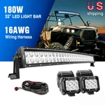 Nilight Curved Led Bar Spot Flood Combo For Jeep Truck 4WD Off Road. Fixed Price $109.99.
