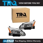 Trq Headlight Assembly Set Driver & Passenger Side Fits 2013-2015 Nissan Sentra. Fixed Price $212.95.