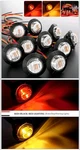 10 Count Bjz 3/4" Round Trailer Marker Led Light Red Amber Dual Color Side Box. Fixed Price $12.65.