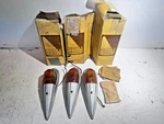 Set Of 3 Vintage Griffin 110 Amber Cab Marker Clearance Lights. Fixed Price $197.95.