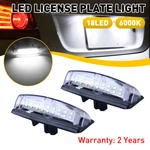 2X Led License Plate Light Rear Tag Lamps 6000K For 2007-2012 Toyota Yaris Sedan. Fixed Price $12.34.