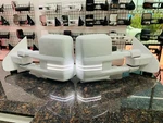 2014-18 Silverado / Sierra Tow Mirrors Painted Summit White With Switchbacks. Fixed Price $1960.00.