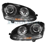 For 05-10 JETTA/06-09 Gti Xenon Headlight W/o Bulb Pair Set. Fixed Price $554.95.