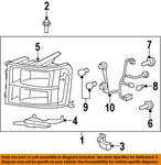 Gm Oem 07-14 Sierra 1500-HEADLAMP Assy Lower Support 15927319. Fixed Price $36.68.