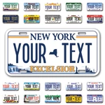 Custom State License Plates With Personalized Text Car 12X6- Moto 7X4 Bike 6X3. Fixed Price $17.99.