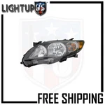 Headlights Headlamps Left Only For 11-13 Toyota Corolla Xrs. Fixed Price $78.56.
