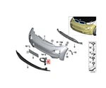 New Bmw I3 I01 Front Left Bumper Part Trim 51117296825 Original. Fixed Price $53.61.