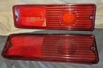 1967-1972 Chevy Truck Taillight Lenses 5959111 Blazer Suburban Gmc Red. Fixed Price $10.00.