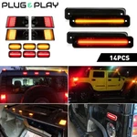 For 2003-2009 Hummer H2 14PCS Led Cab Roof Running Light Side Marker Lamp Smoked. Fixed Price $84.99.