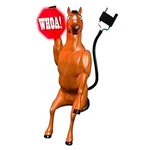 1049 Whoa Horsey Moving Ball Hitch Cover And Brake Light. Fixed Price $30.46.